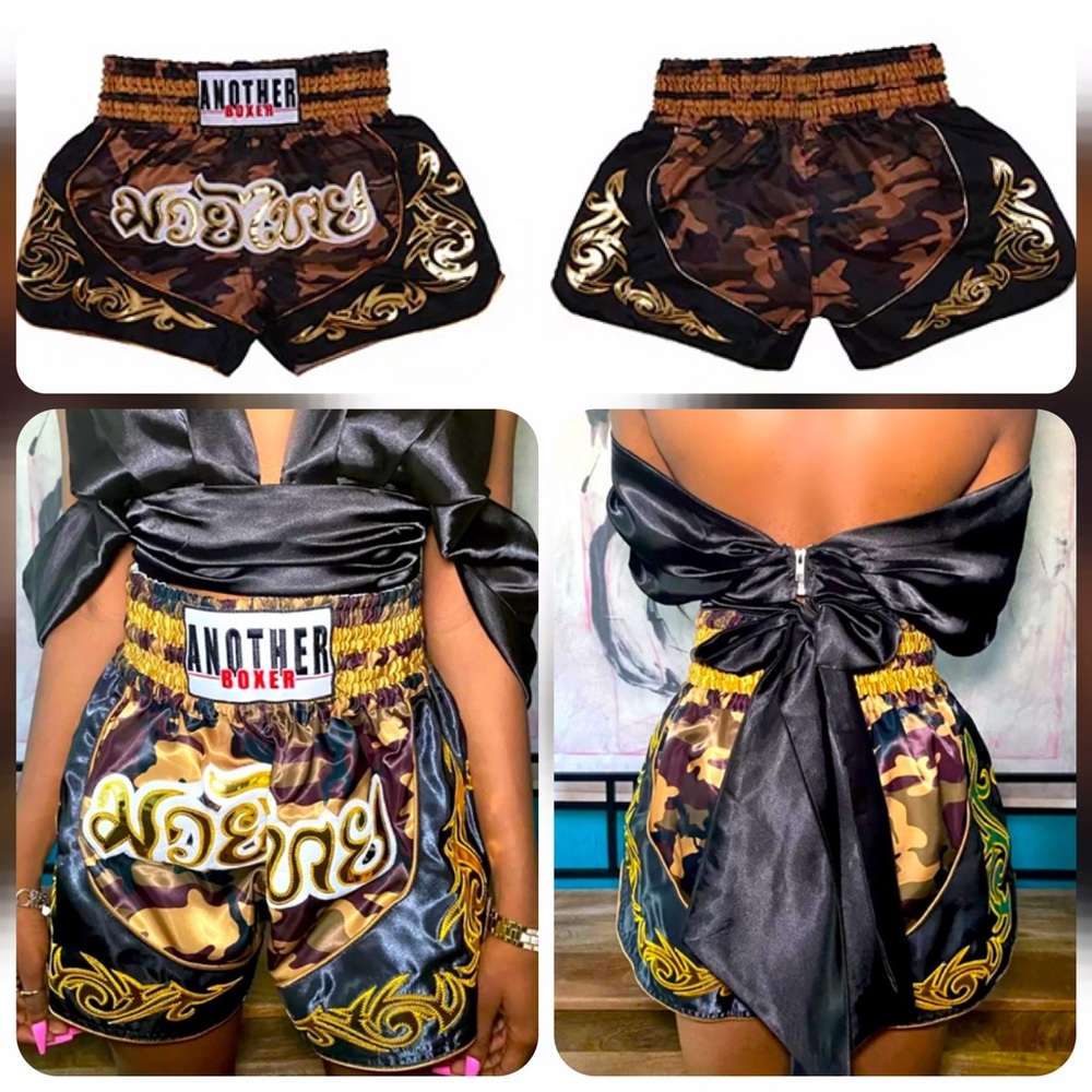 ⚡️BRAND NEW/ High Waist CAMOUFLAGE MMA Shorts